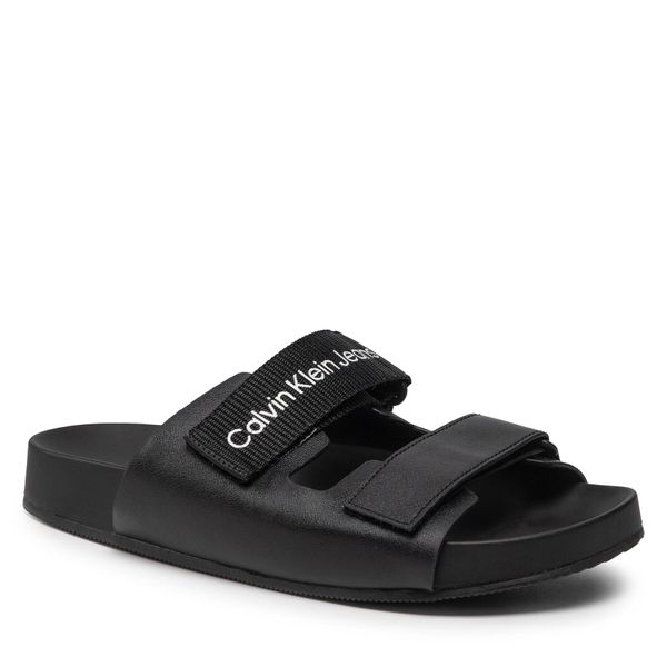 Calvin Klein Jeans Чехли Calvin Klein Jeans Comfort Sandal 1 YW0YW00597 Черен