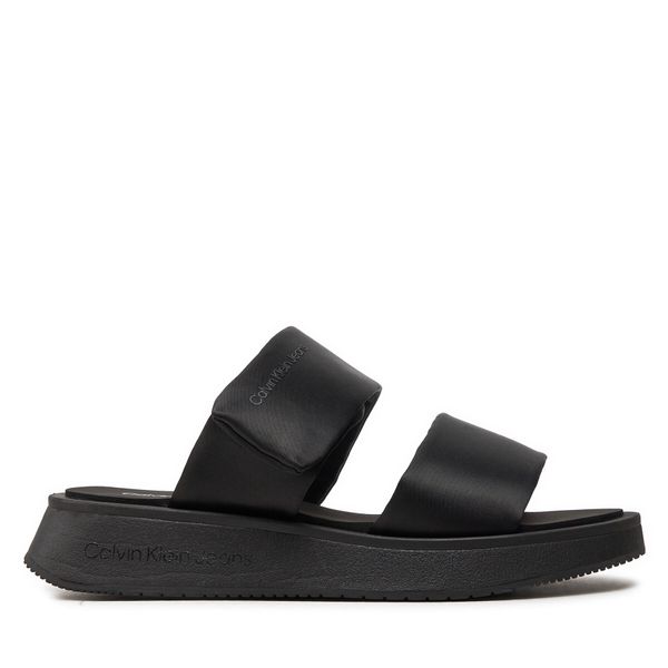 Calvin Klein Jeans Чехли Calvin Klein Jeans Slide Double Strap Sandal Dc YW0YW01355 Черен