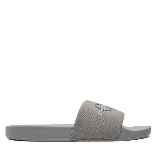 Calvin Klein Jeans Чехли Calvin Klein Jeans Slide Monogram Co YM0YM00061 Сив