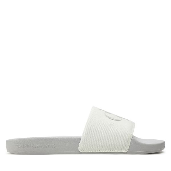 Calvin Klein Jeans Чехли Calvin Klein Jeans Slide Monogram Co YW0YW00103 Екрю