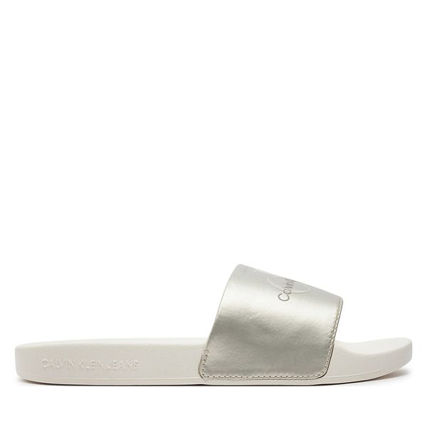 Calvin Klein Jeans Чехли Calvin Klein Jeans Slide Ny Pearl YW0YW01243 Син