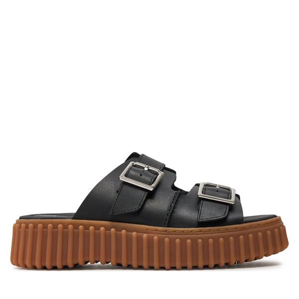 Clarks Чехли Clarks Torhill Slide 26176428 Черен