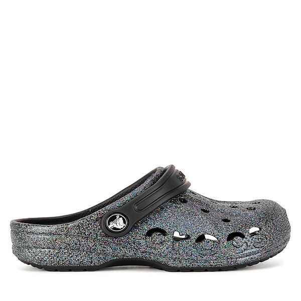 Crocs Чехли Crocs BAYA GLITTER CLOG 207015-0C4 Черен