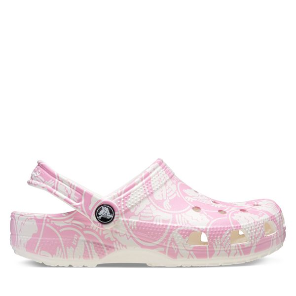 Crocs Чехли Crocs Classic Duke Print Clog K 210007 Розов