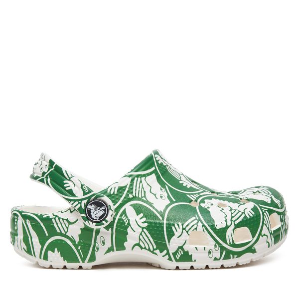 Crocs Чехли Crocs Classic Duke Print Clog K 210007 Зелен