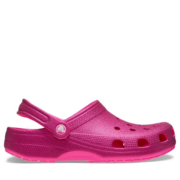 Crocs Чехли Crocs Classic Glitter Clog 205942 Розов