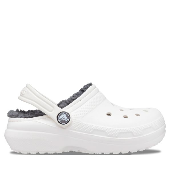 Crocs Чехли Crocs Classic Lined Clog Kids 207010 Бял
