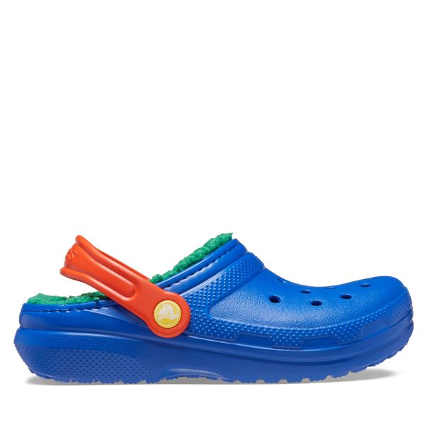 Crocs Чехли Crocs Classic Lined Clog Kids 207010 Син