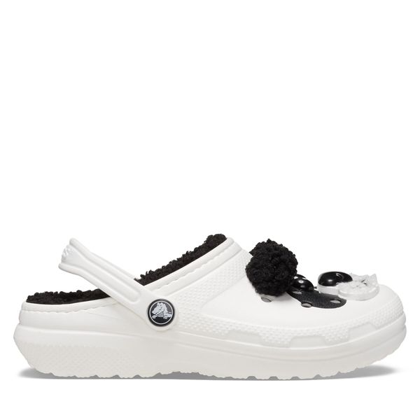Crocs Чехли Crocs Classic Lined Iam Panda Bear Clog K 210400 Бял