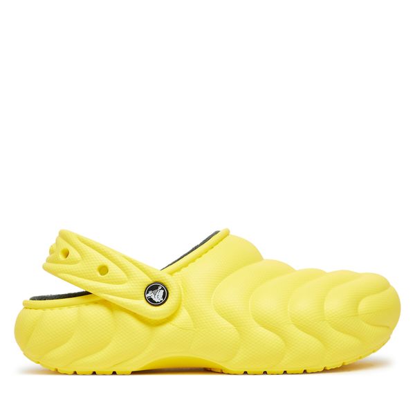 Crocs Чехли Crocs Classic Lined Overpuff Clog 210059 Жълт