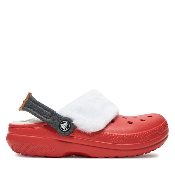 Crocs Чехли Crocs Classic Lined Santa Clog 210933 Червен