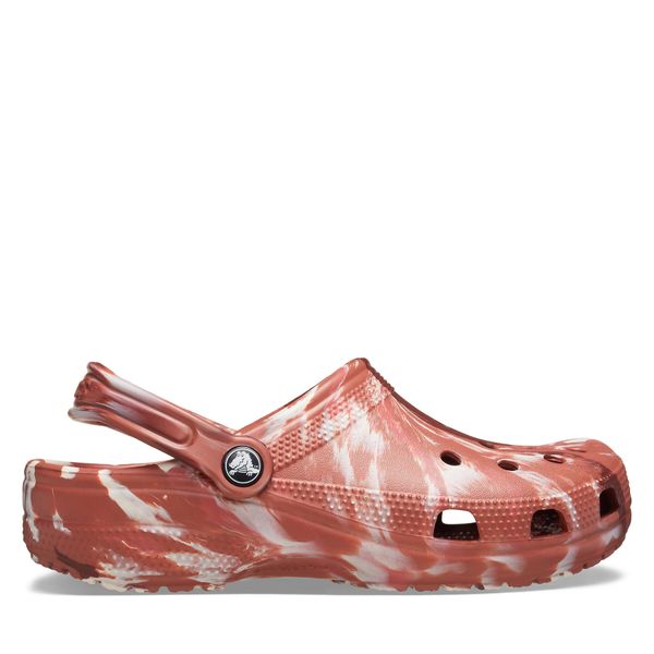 Crocs Чехли Crocs Classic Marbled Clog 206867 Кафяв
