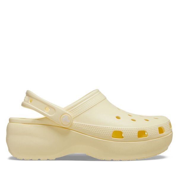 Crocs Чехли Crocs Classic Platform Clog W 206750 Бежов