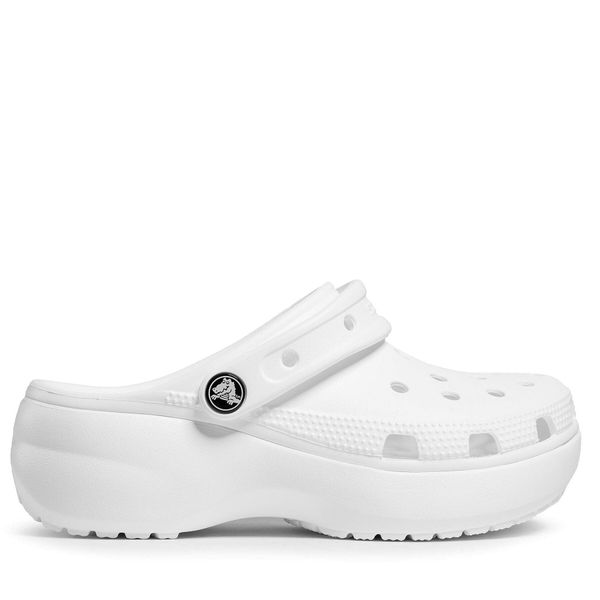 Crocs Чехли Crocs Classic Platform Clog W 206750 Бял