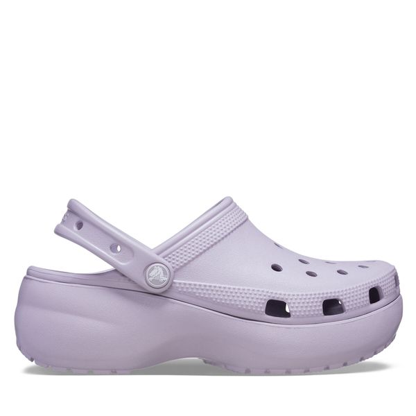 Crocs Чехли Crocs Classic Platform Clog W 206750 Сив