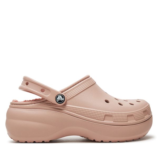 Crocs Чехли Crocs Classic Platform Lined Clog W 207938 Розов