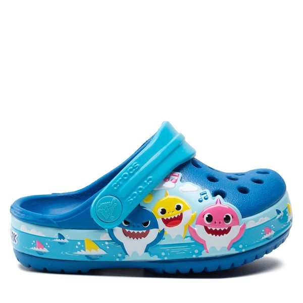 Crocs Чехли Crocs Crocsflbaby Shark Band Clog T 207066 Син