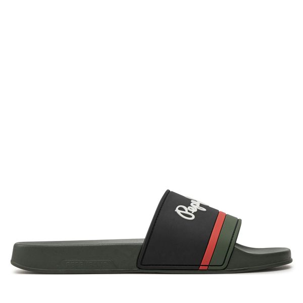 Pepe Jeans Чехли Pepe Jeans Slider Portobello M PMS70123 Каки