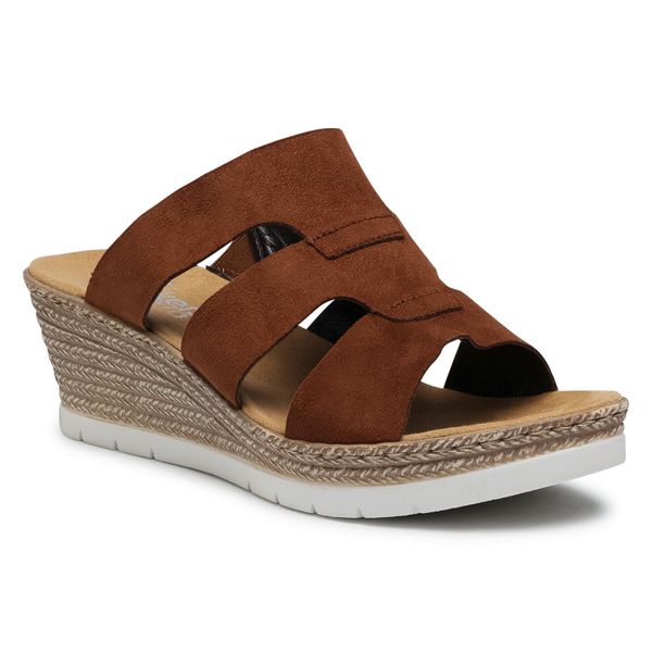 Rieker Чехли Rieker 619P7-24A Кафяв