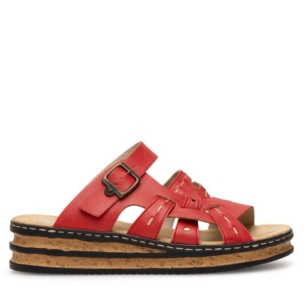 Rieker Чехли Rieker 62976-33 Червен