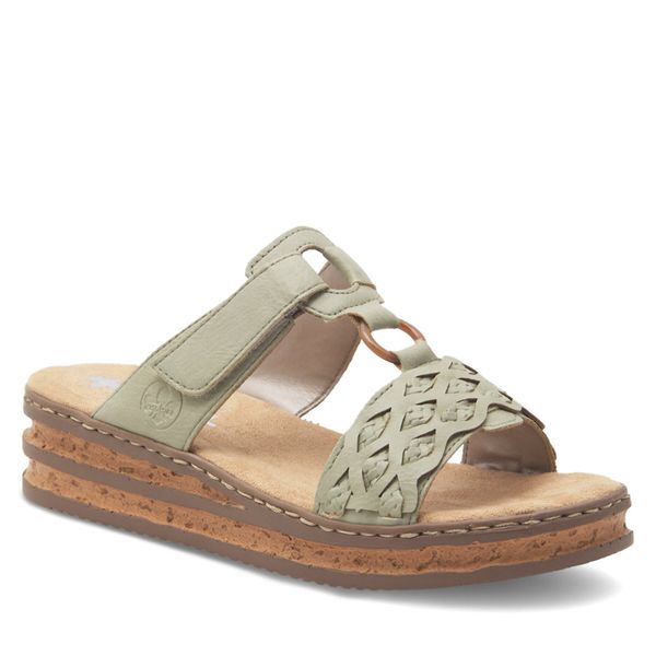 Rieker Чехли Rieker 629K9-52 Зелен