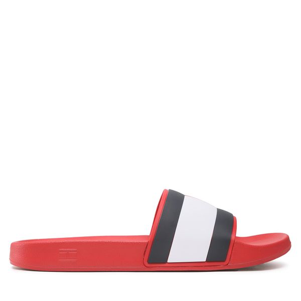 Tommy Hilfiger Чехли Tommy Hilfiger Rubber Th Flag Pool Slide FM0FM04263 Червен