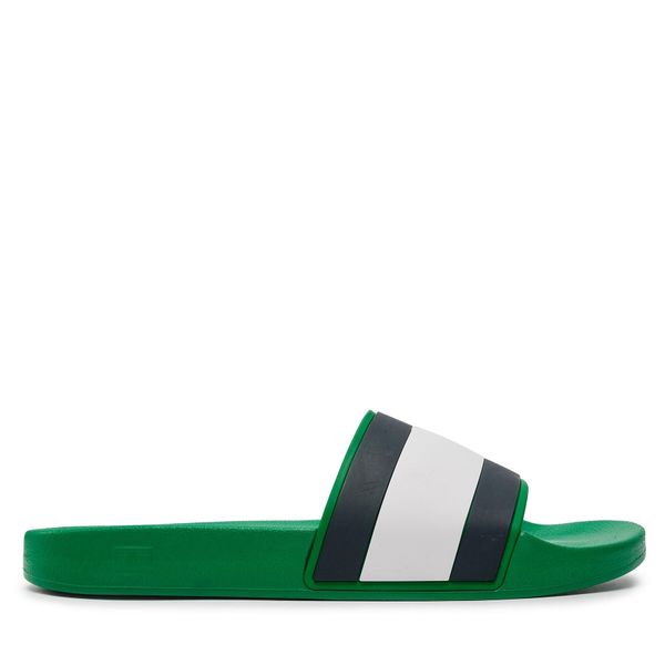 Tommy Jeans Чехли Tommy Jeans Rubber Th Flag Pool Slide FM0FM04263 Зелен