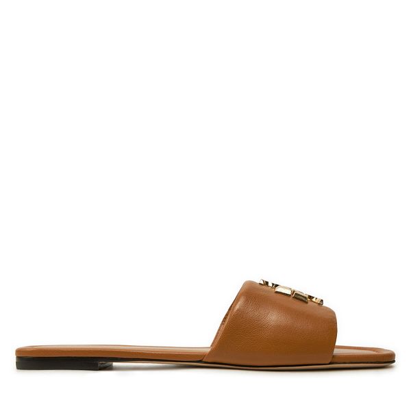 Tory Burch Чехли Tory Burch Eleanor Slide 157966 Кафяв