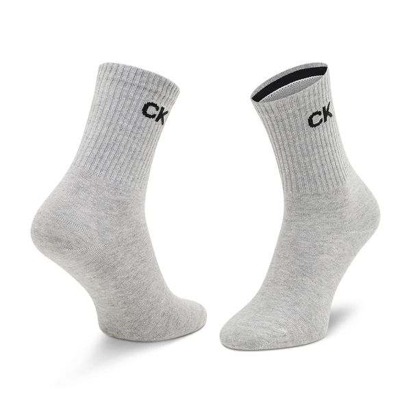 Calvin Klein Чорапи дълги дамски Calvin Klein 701218784 Light Grey Melange 003