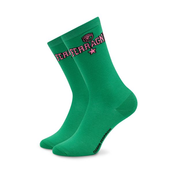 Chiara Ferragni Чорапи дълги дамски Chiara Ferragni 74SB0J04 Bright Green