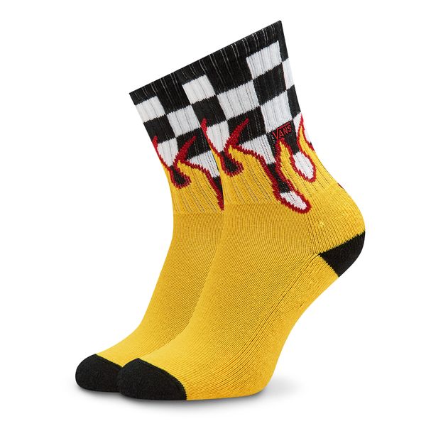 Vans Чорапи дълги детски Vans Flame Checkin Crew VN000613Y281 Black/White