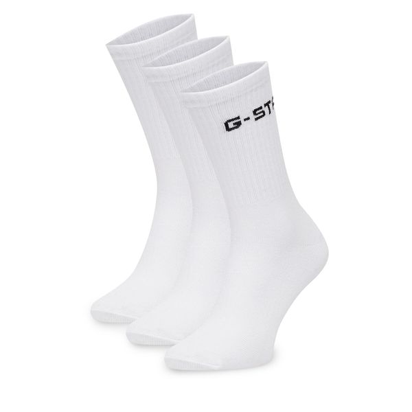 G-Star Raw Чорапи G-Star Raw AS_G_STAR_001W_SS25 (3-PACK) Бял