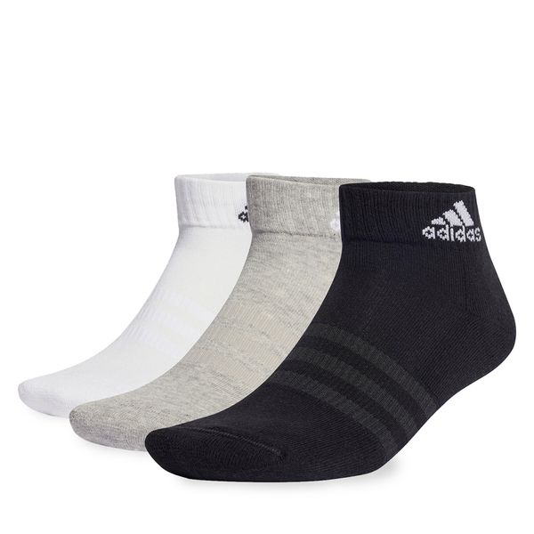 adidas Чорапи къси унисекс adidas Cushioned Sportswear Ankle Socks 6 Pairs IC1292 medium grey heather/white/black