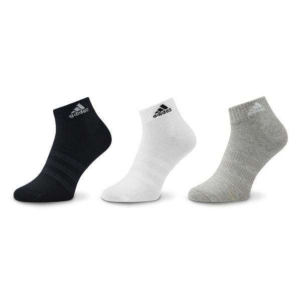 adidas Чорапи къси унисекс adidas Thin and Light Ankle Socks 3 Pairs IC1283 Сив