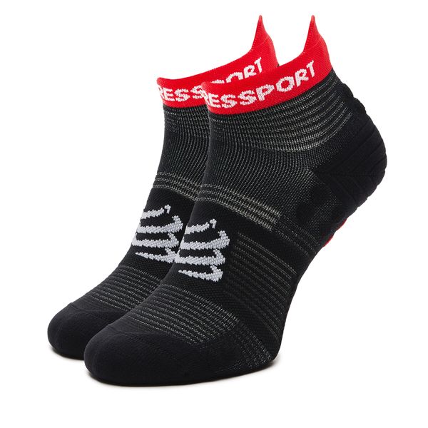 Compressport Чорапи къси унисекс Compressport Pro Racing Socks V4.0 Run Low XU00047B Черен