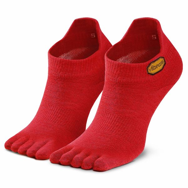 Vibram Fivefingers Чорапи къси унисекс Vibram Fivefingers Athletic No Show S18N04 Червен