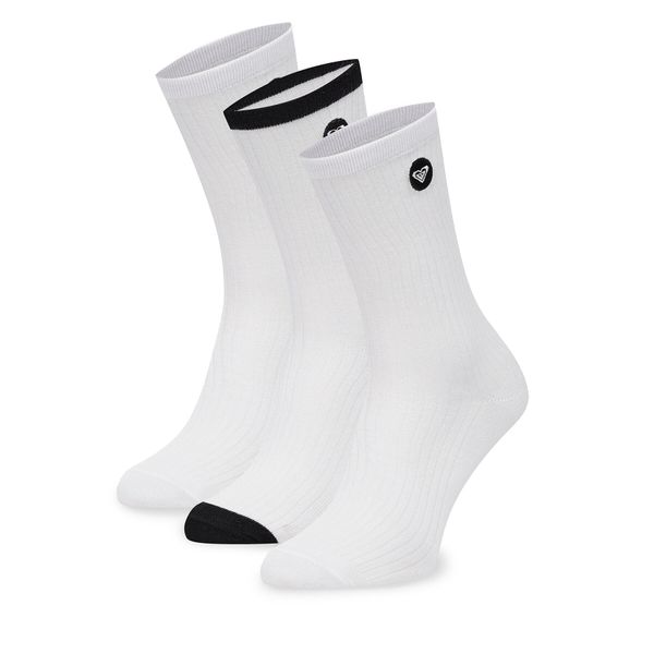 Roxy Чорапи Roxy AS_ROXY_02W_SS25 (3-PACK) Бял