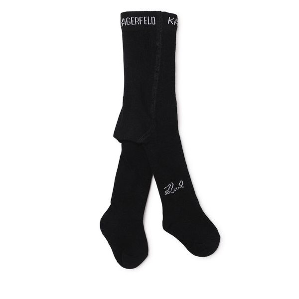 Karl Lagerfeld Kids Чорапогащи детски Karl Lagerfeld Kids Z90057 Черен