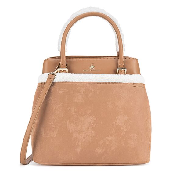 Beverly Hills Polo Club Дамска чанта Beverly Hills Polo Club BHPC-B-001-06 Кафяв