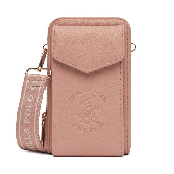 Beverly Hills Polo Club Дамска чанта Beverly Hills Polo Club BHPC-L-006-07 Розов