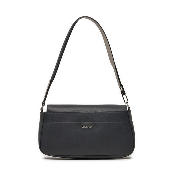 Calvin Klein Дамска чанта Calvin Klein Business Shoulder Bag_Saffiano K60K611680 Ck Black/Sand Pebble BEH