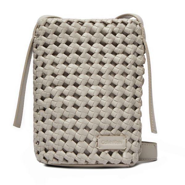 Calvin Klein Дамска чанта Calvin Klein Ck Braided Mini Bag K60K612172 Сив