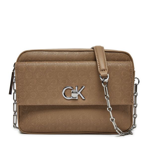 Calvin Klein Дамска чанта Calvin Klein Ck Camera Bag W/Pocket_Mono K60K613140 Бежов