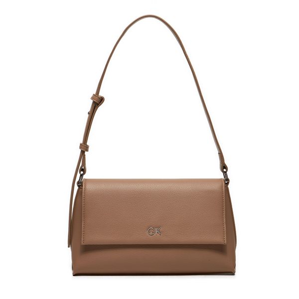 Calvin Klein Дамска чанта Calvin Klein Ck Daily Shoulder Bag Pebble K60K612139 Кафяв