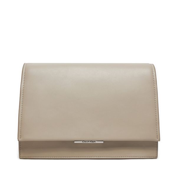 Calvin Klein Дамска чанта Calvin Klein Ck Linear Shoulder Bag K60K612158 Бежов