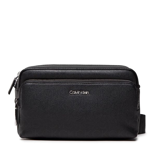 Calvin Klein Дамска чанта Calvin Klein Ck Must Camera Bag Lg Epi Mono K60K609895 Черен