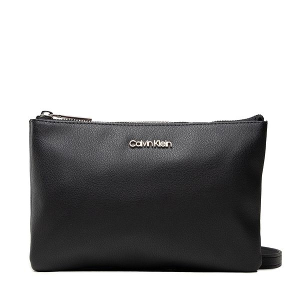 Calvin Klein Дамска чанта Calvin Klein Ck Must Ew Dbl Cpt Xbody K60K608409 BLK