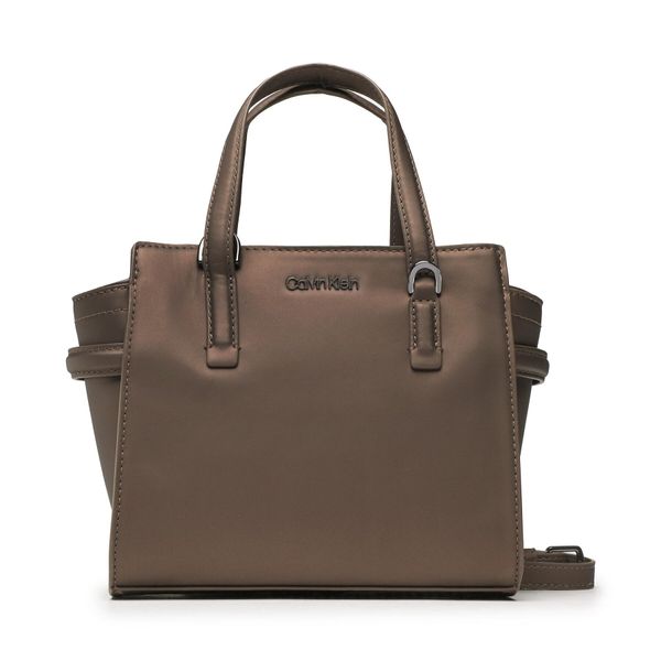 Calvin Klein Дамска чанта Calvin Klein Ck Must Mini Tote Rubberized K60K610192 PBN