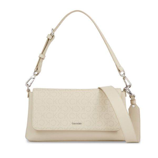 Calvin Klein Дамска чанта Calvin Klein Ck Must Shoulder Bag_Epi Mono K60K611762 Stoney Beige Epi Mono PEA