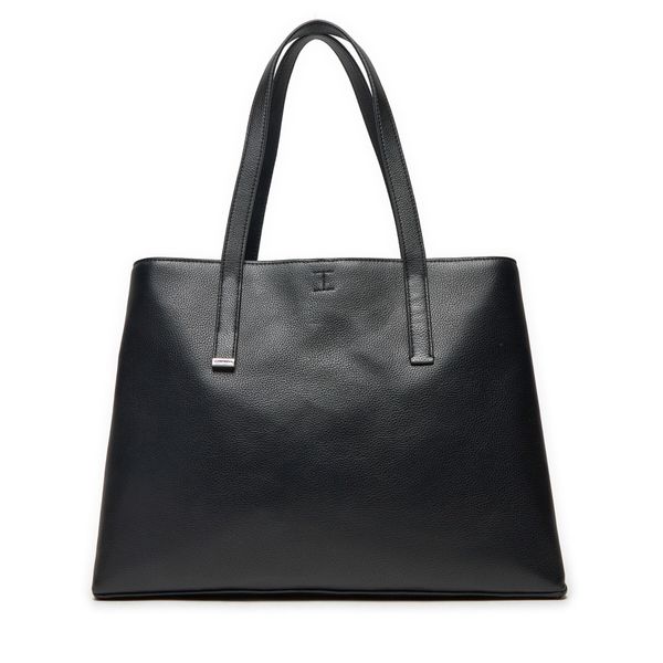 Calvin Klein Дамска чанта Calvin Klein Ck Plaque Medium Shopper K60K612782 Черен